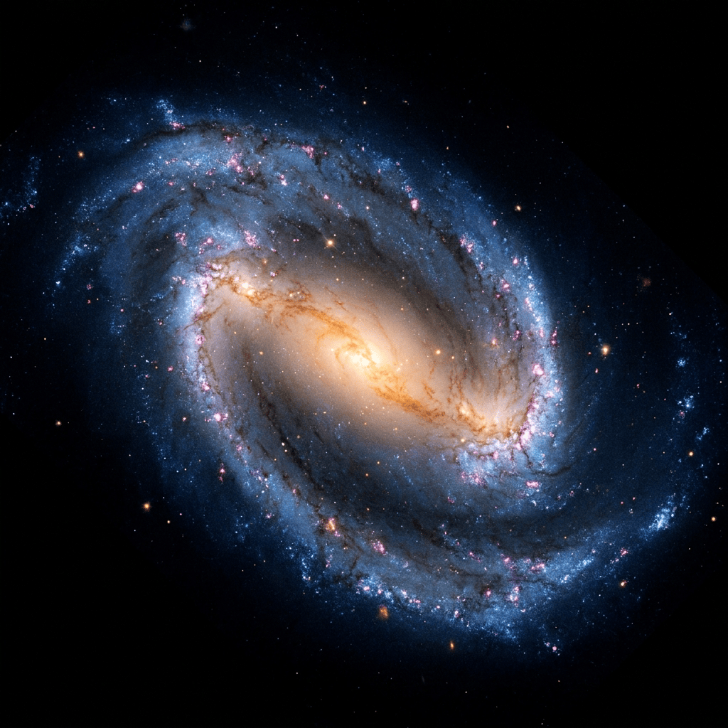 NGC 1365 (grosse Balkenspirale)